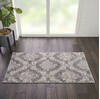 Nourison Tranquil Grey 20 X 40 Area Rug  805-115150 Thumb 4