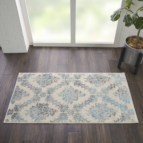 Nourison Tranquil Beige 20 X 40 Area Rug 805-115151 Image 4