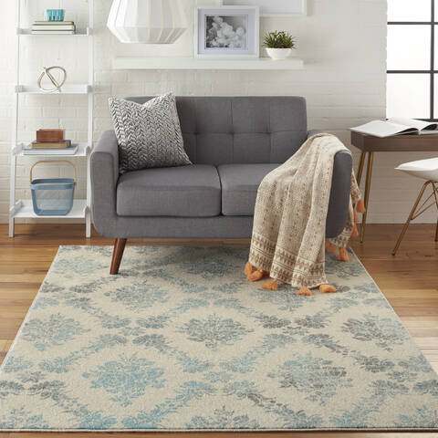 Nourison Tranquil Beige 60 X 90 Area Rug 805-115154 Image 3
