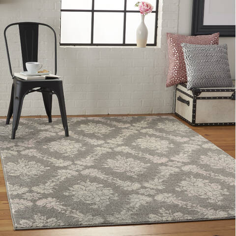 Nourison Tranquil Grey 60 X 90 Area Rug 805-115155 Image 5