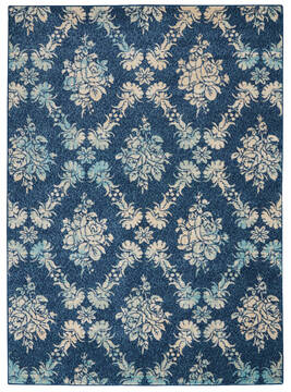 Nourison Tranquil Blue 4'0" X 6'0" Area Rug  805-115158