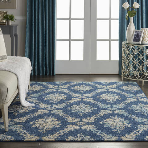 Nourison Tranquil Blue 53 X 73 Area Rug 805-115159 Image 3