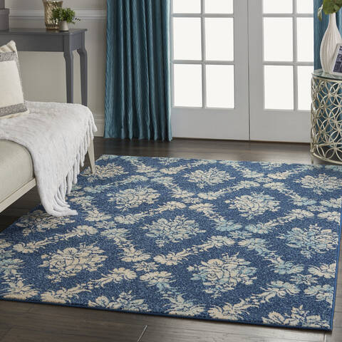 Nourison Tranquil Blue 53 X 73 Area Rug 805-115159 Image 5