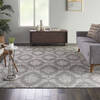 Nourison Tranquil Grey 80 X 100 Area Rug  805-115161 Thumb 3