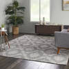 Nourison Tranquil Grey 80 X 100 Area Rug  805-115161 Thumb 5