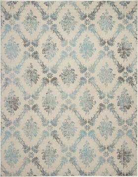 Nourison Tranquil Beige Rectangle 9x12 ft Polypropylene Carpet 115165