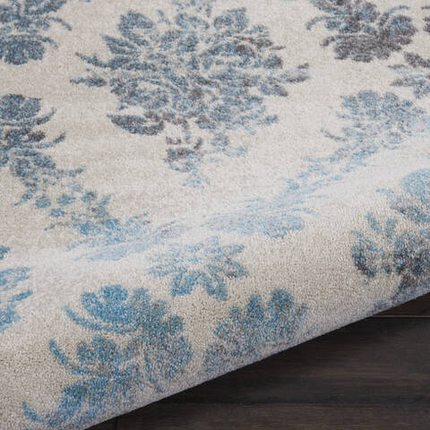 Nourison Tranquil Beige Round 53 X 53 Area Rug 805-115166 Image 2