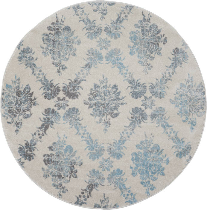 Nourison Tranquil Beige Round 53 X 53 Area Rug 805-115166 Image 0