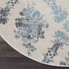 Nourison Tranquil Beige Round 53 X 53 Area Rug 805-115166 Thumb 1