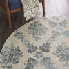 Nourison Tranquil Beige Round 53 X 53 Area Rug 805-115166 Thumb 4