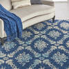 Nourison Tranquil Blue 80 X 100 Area Rug 805-115167 Thumb 4