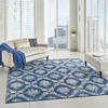 Nourison Tranquil Blue 80 X 100 Area Rug 805-115167 Thumb 5