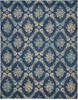 Nourison Tranquil Blue 80 X 100 Area Rug 805-115167 Thumb 0