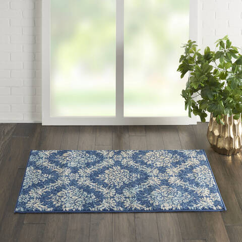 Nourison Tranquil Blue 20 X 40 Area Rug 805-115170 Image 3