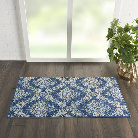 Nourison Tranquil Blue 20 X 40 Area Rug 805-115170 Image 4