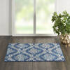 Nourison Tranquil Blue 20 X 40 Area Rug  805-115170 Thumb 3