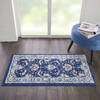 Nourison Tranquil Blue 20 X 40 Area Rug  805-115173 Thumb 4