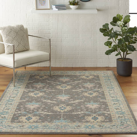 Nourison Tranquil Grey 40 X 60 Area Rug 805-115174 Image 3