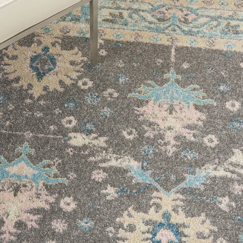 Nourison Tranquil Grey 40 X 60 Area Rug 805-115174 Image 4