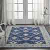 Nourison Tranquil Blue 40 X 60 Area Rug  805-115177 Thumb 3