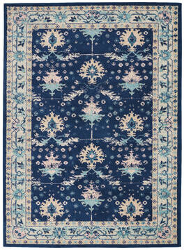 Nourison Tranquil Blue 4'0" X 6'0" Area Rug  805-115177