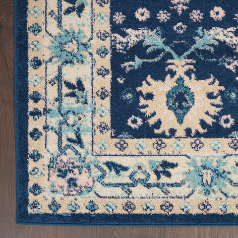 Nourison Tranquil Blue 53 X 73 Area Rug 805-115178 Image 1
