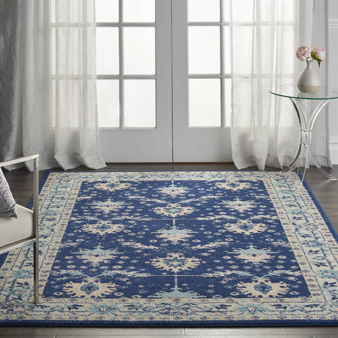 Nourison Tranquil Blue 53 X 73 Area Rug 805-115178 Image 3