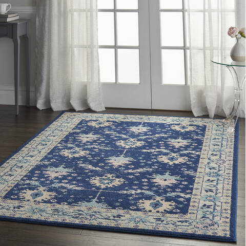 Nourison Tranquil Blue 53 X 73 Area Rug 805-115178 Image 5