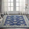 Nourison Tranquil Blue 53 X 73 Area Rug 805-115178 Thumb 3