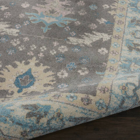 Nourison Tranquil Grey 810 X 1110 Area Rug 805-115181 Image 2