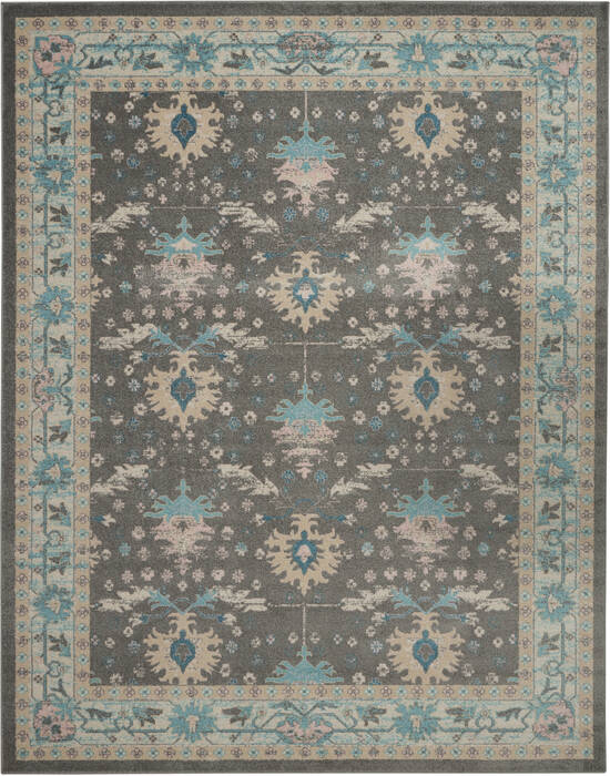 Nourison Tranquil Grey 810 X 1110 Area Rug 805-115181 Image 0