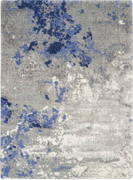 Nourison Twilight Blue Rectangle 2x3 ft Lucxelle Carpet 115249
