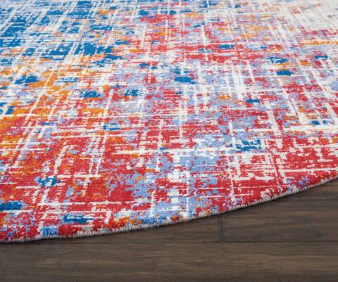 Nourison Twilight Red Round 80 X 80 Area Rug 805-115253 Image 4