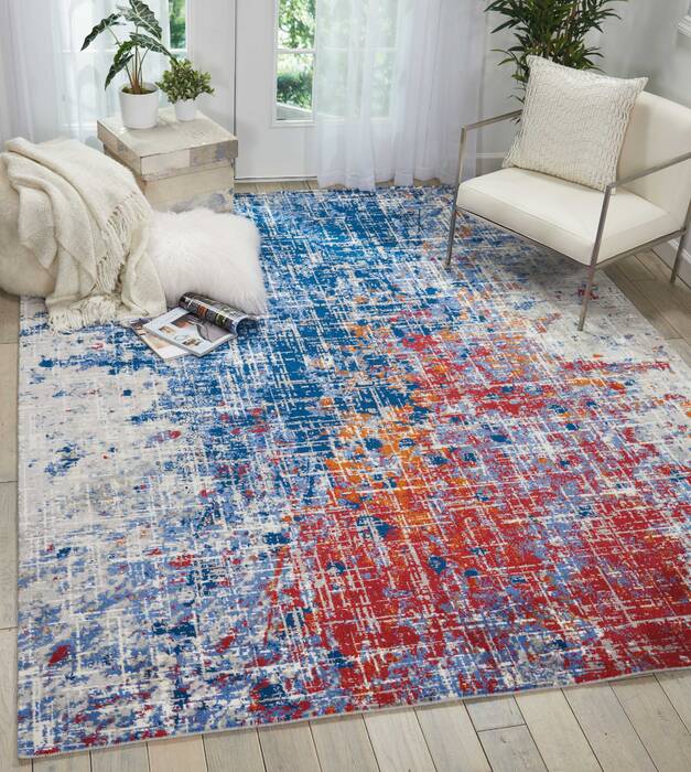 Nourison Twilight Red 99 X 139 Area Rug 805-115255 Image 3