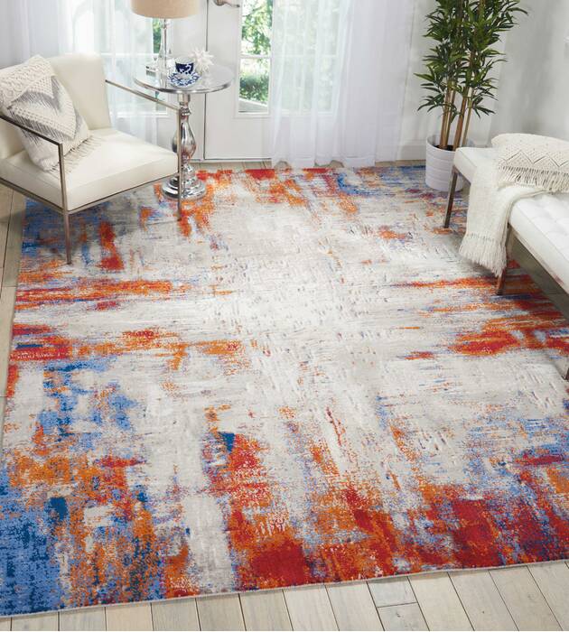 Nourison Twilight Beige 99 X 139 Area Rug 805-115262 Image 3