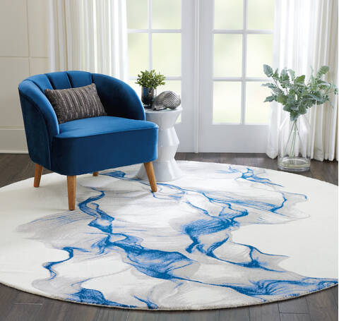 Nourison Twilight Beige Round 80 X 80 Area Rug 805-115267 Image 3
