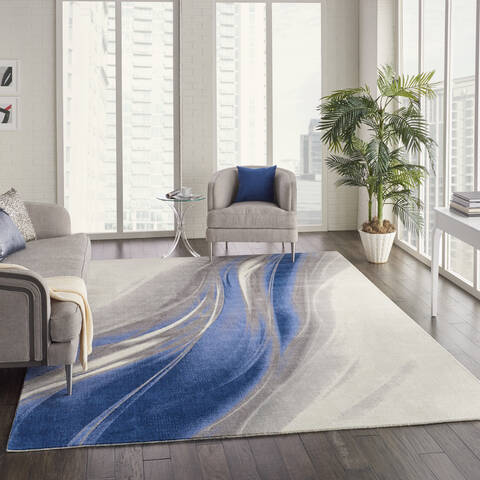 Nourison Twilight Beige 99 X 139 Area Rug 805-115272 Image 5