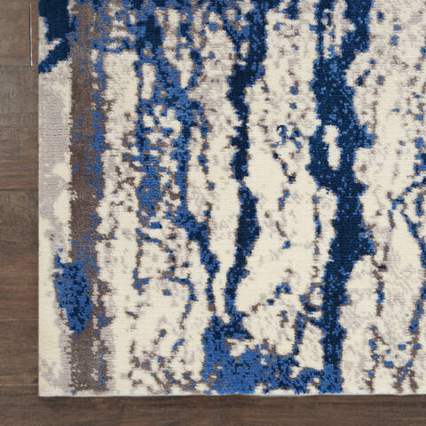 Nourison Twilight Beige 79 X 99 Area Rug 805-115278 Image 1