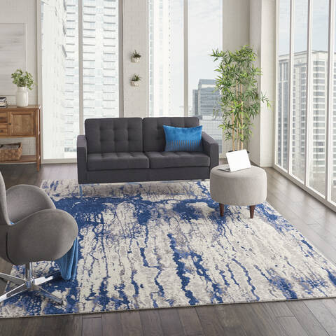 Nourison Twilight Beige 86 X 116 Area Rug 805-115279 Image 5