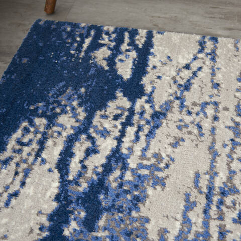 Nourison Tahoe Modern Beige 23 X 30 Area Rug 805-115283 Image 4