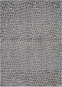 Nourison Urban Chic Grey Rectangle 4x6 ft Polypropylene Carpet 115343