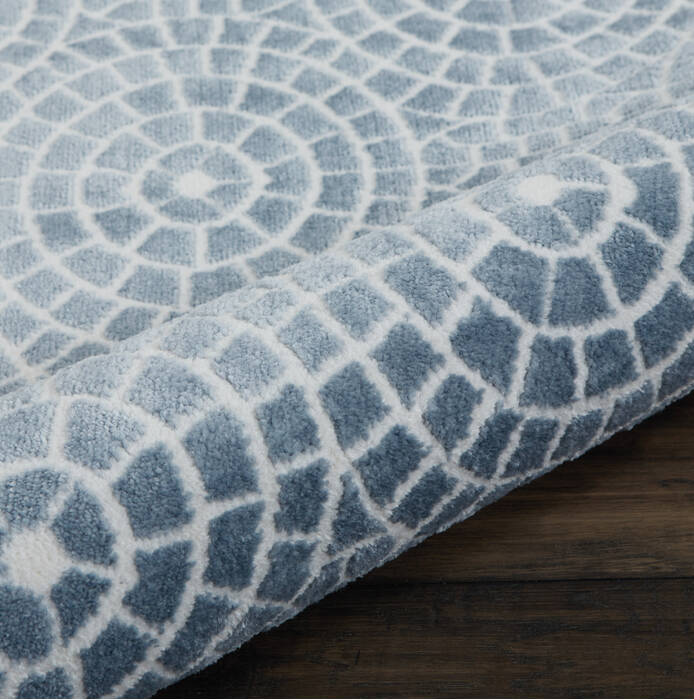 Nourison Urban Chic Blue Runner 22 X 73 Area Rug 805-115347 Image 2