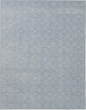 Nourison Urban Chic Blue Rectangle 9x12 ft Polypropylene Carpet 115355