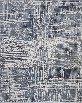 Nourison Urban Decor Grey Rectangle 9x12 ft Polypropylene Carpet 115359