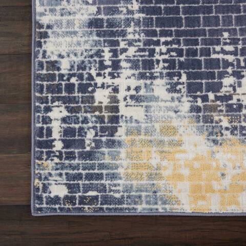 Nourison Urban Decor Beige 90 X 120 Area Rug 805-115378 Image 1