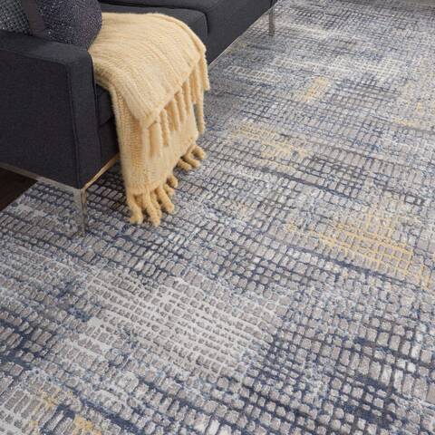 Nourison Urban Decor Grey 90 X 120 Area Rug 805-115385 Image 4