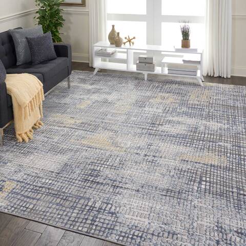 Nourison Urban Decor Grey 90 X 120 Area Rug 805-115385 Image 5