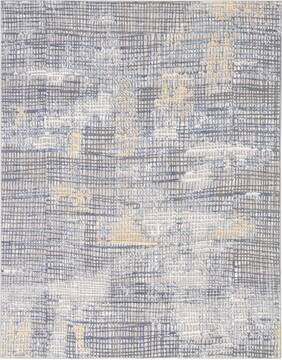 Nourison Urban Decor Grey Rectangle 9x12 ft Polypropylene Carpet 115385