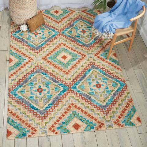 Nourison Vivid Beige 50 X 76 Area Rug 805-115451 Image 3