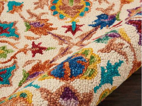 Nourison Vivid Beige Runner 20 X 60 Area Rug 805-115457 Image 2